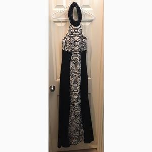 Black & White Formal Gown